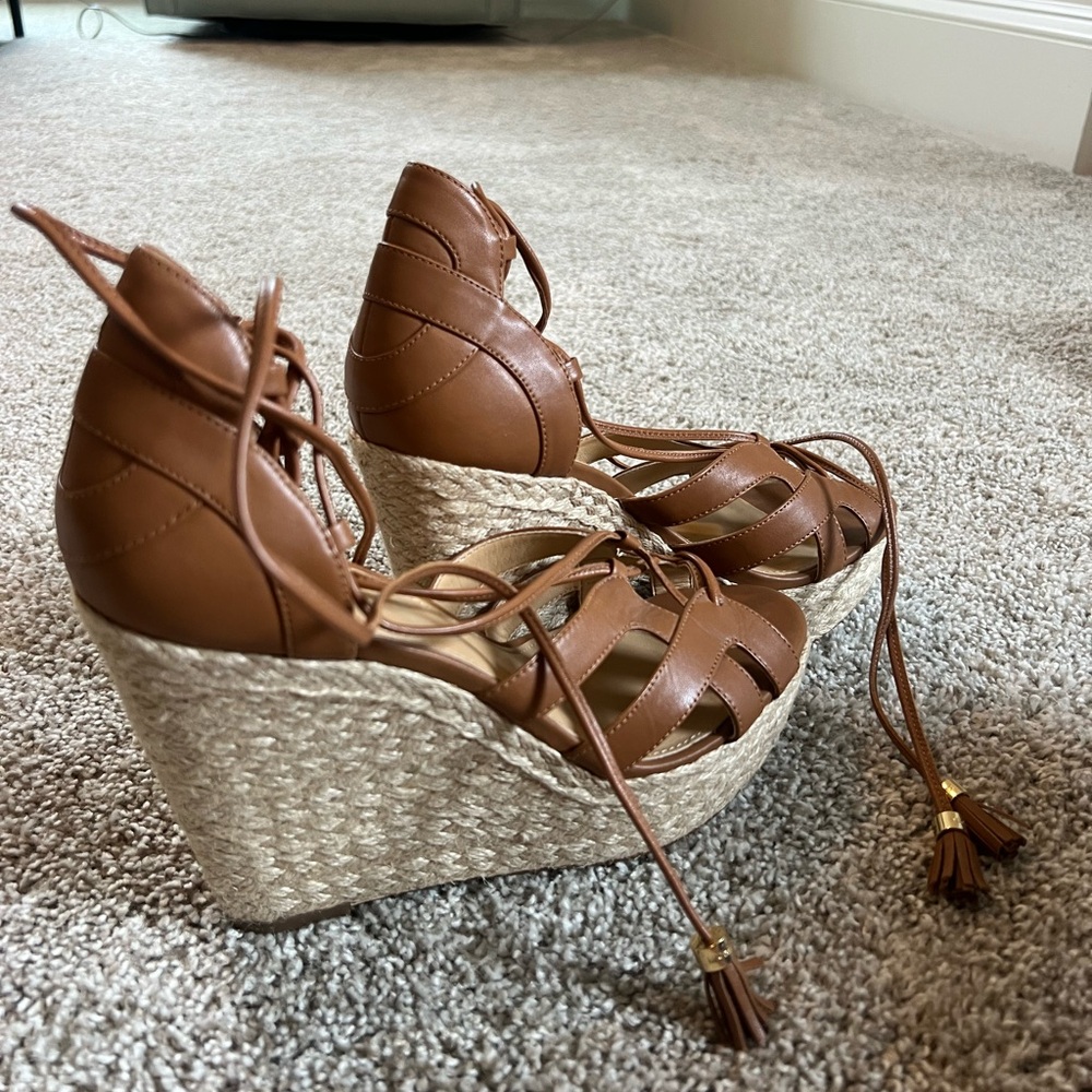 Michael Kors Lace Up Wedges